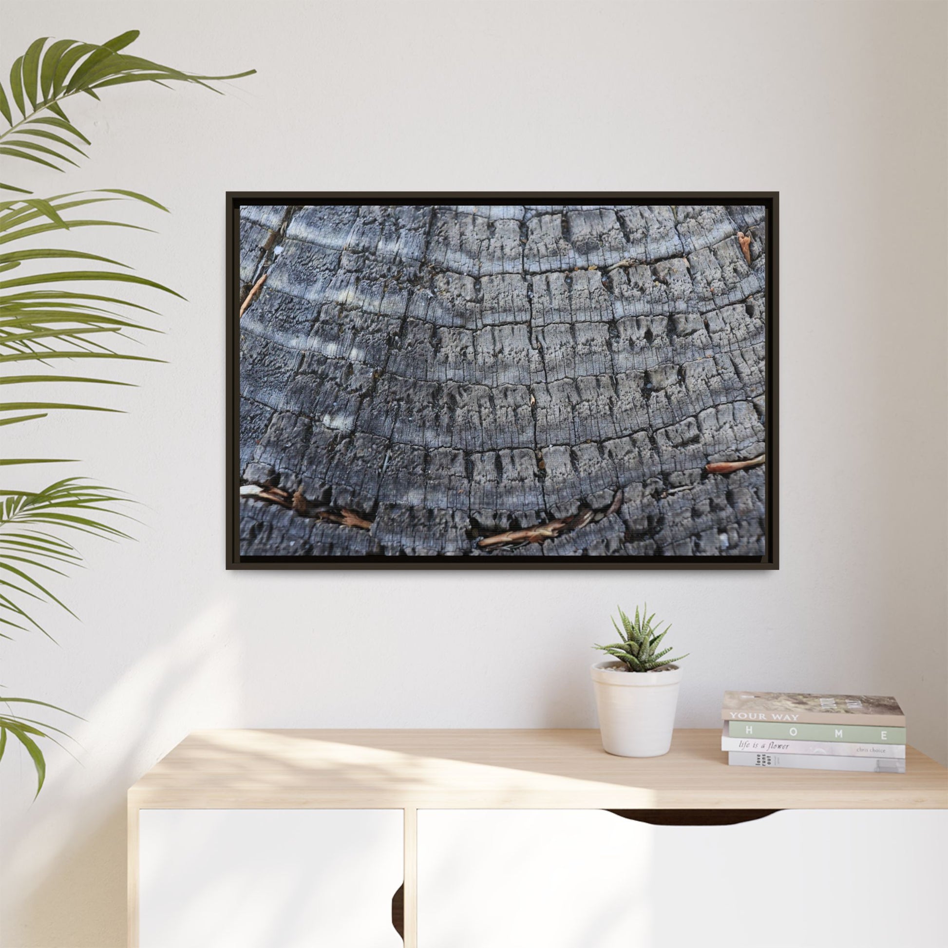 Charred Memories - Unique Stretched Canvas Wall Art - Art By Earth