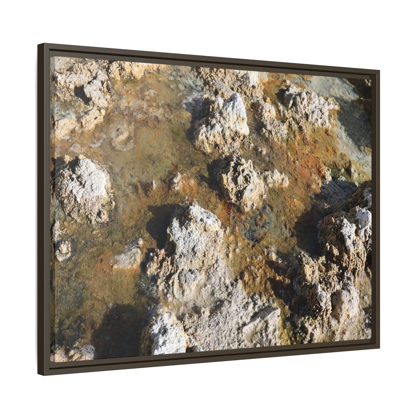 Stone Sea of Silence - Unique Stretched Canvas Wall Art