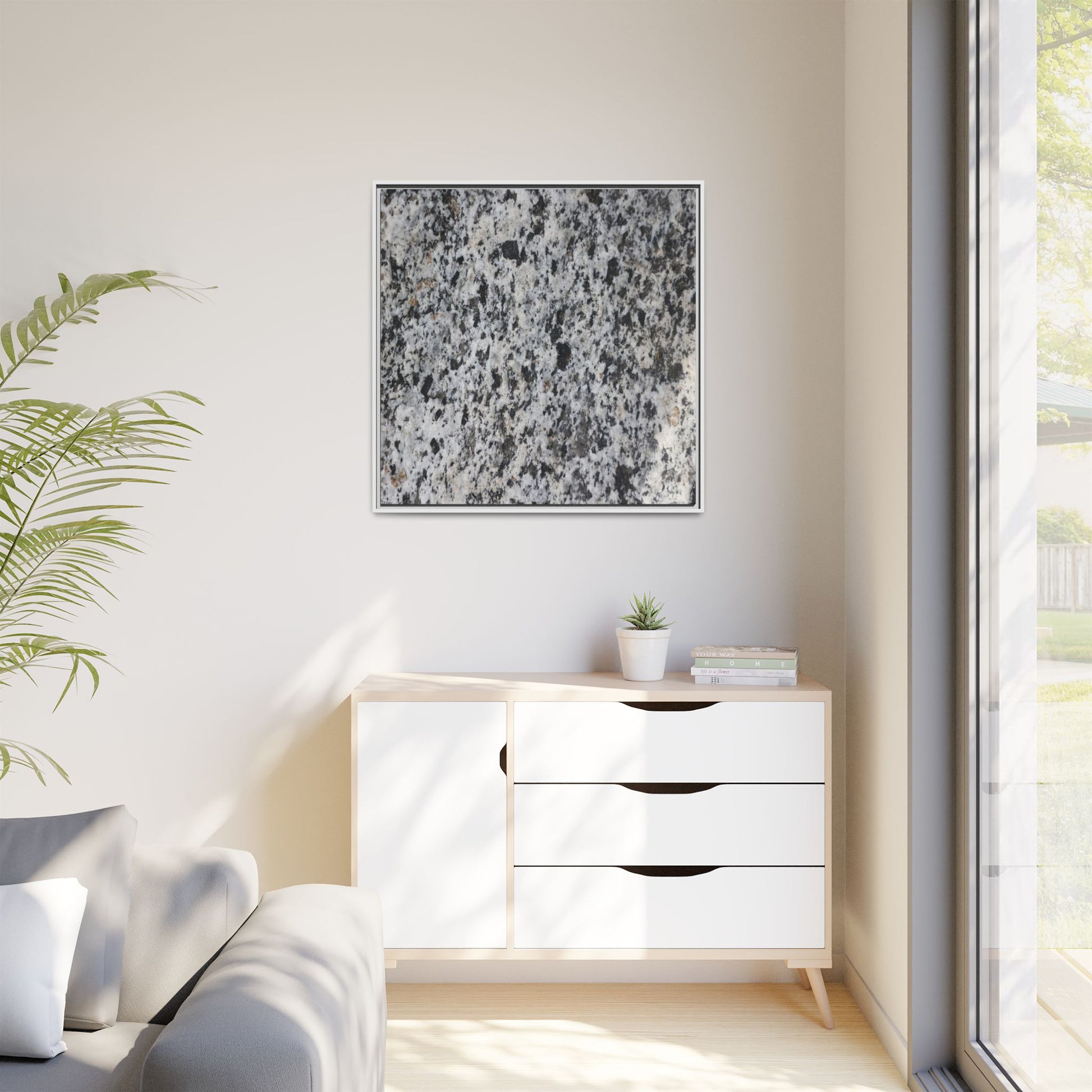 Granite Song - Unique Stretched Canvas Wall Art - Art By Earth