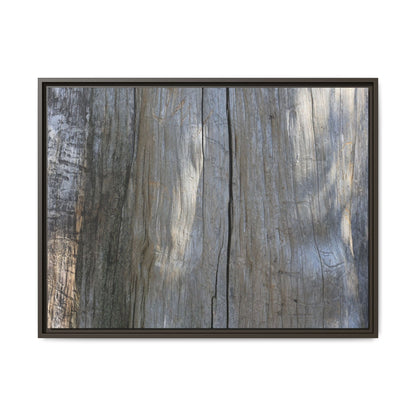 Weathered Wood Surface - Unique Stretched Canvas Wall Art