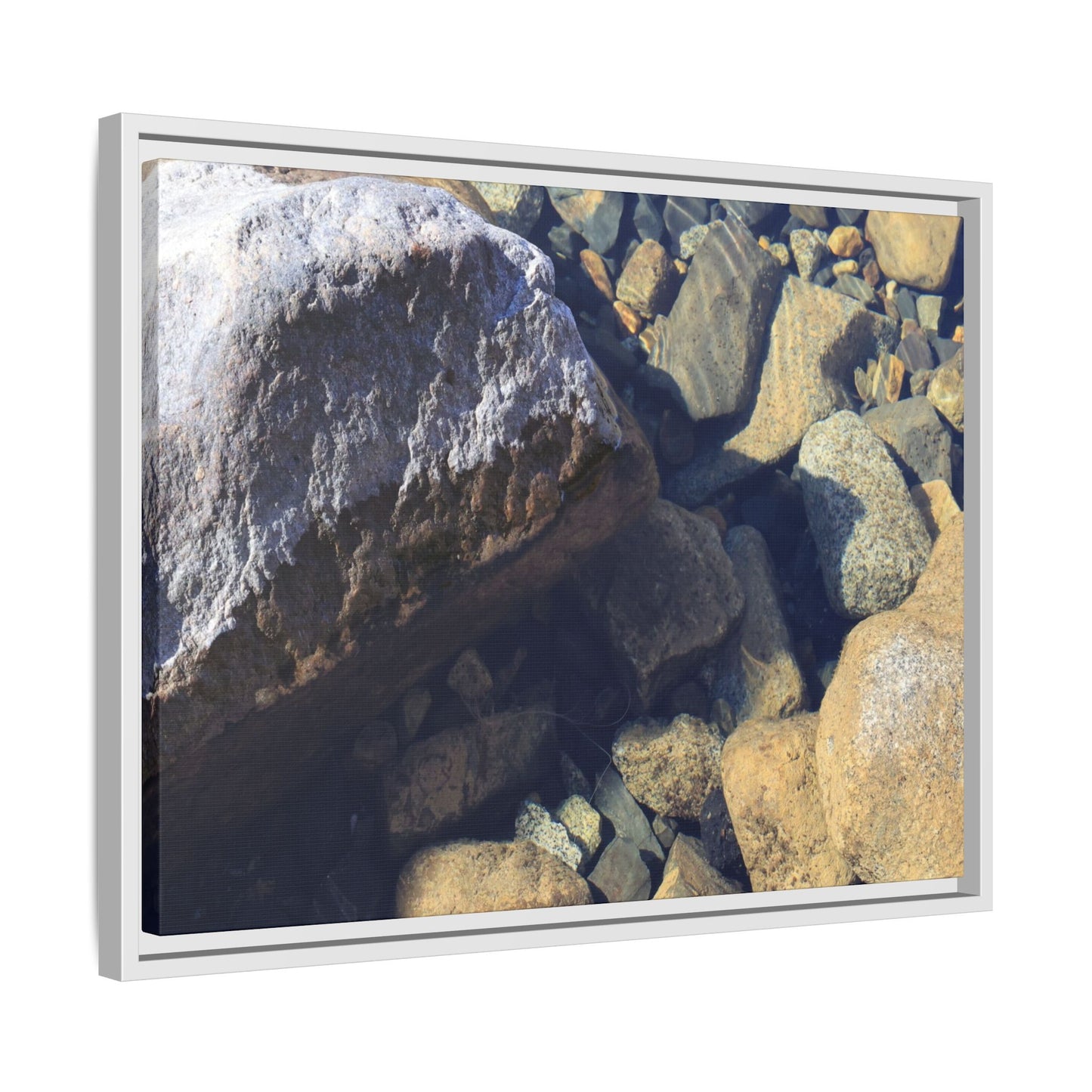 Stone Sanctuary - Unique Stretched Canvas Wall Art