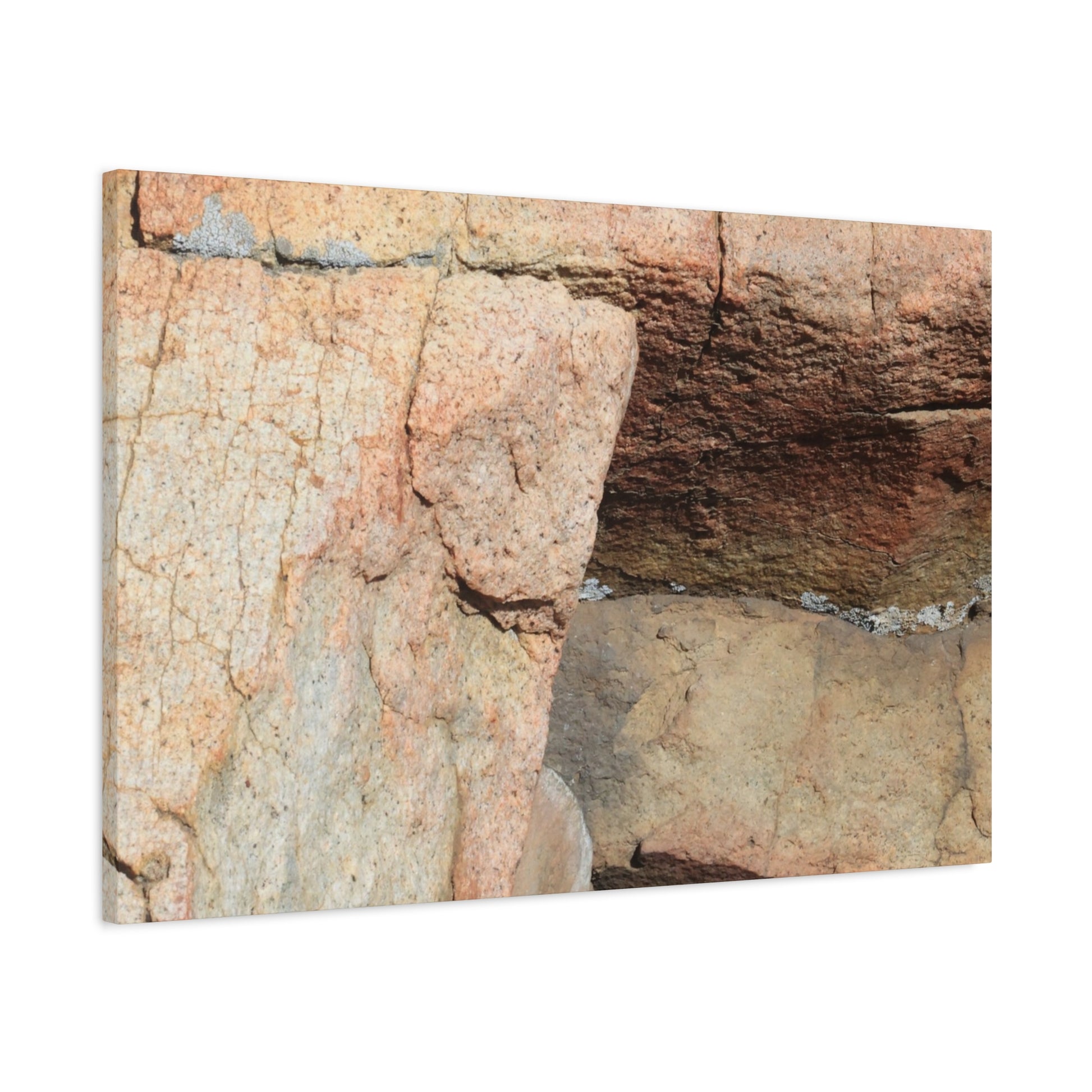 Layered Echoes - Unique Frameless Canvas Wall Art - Art By Earth