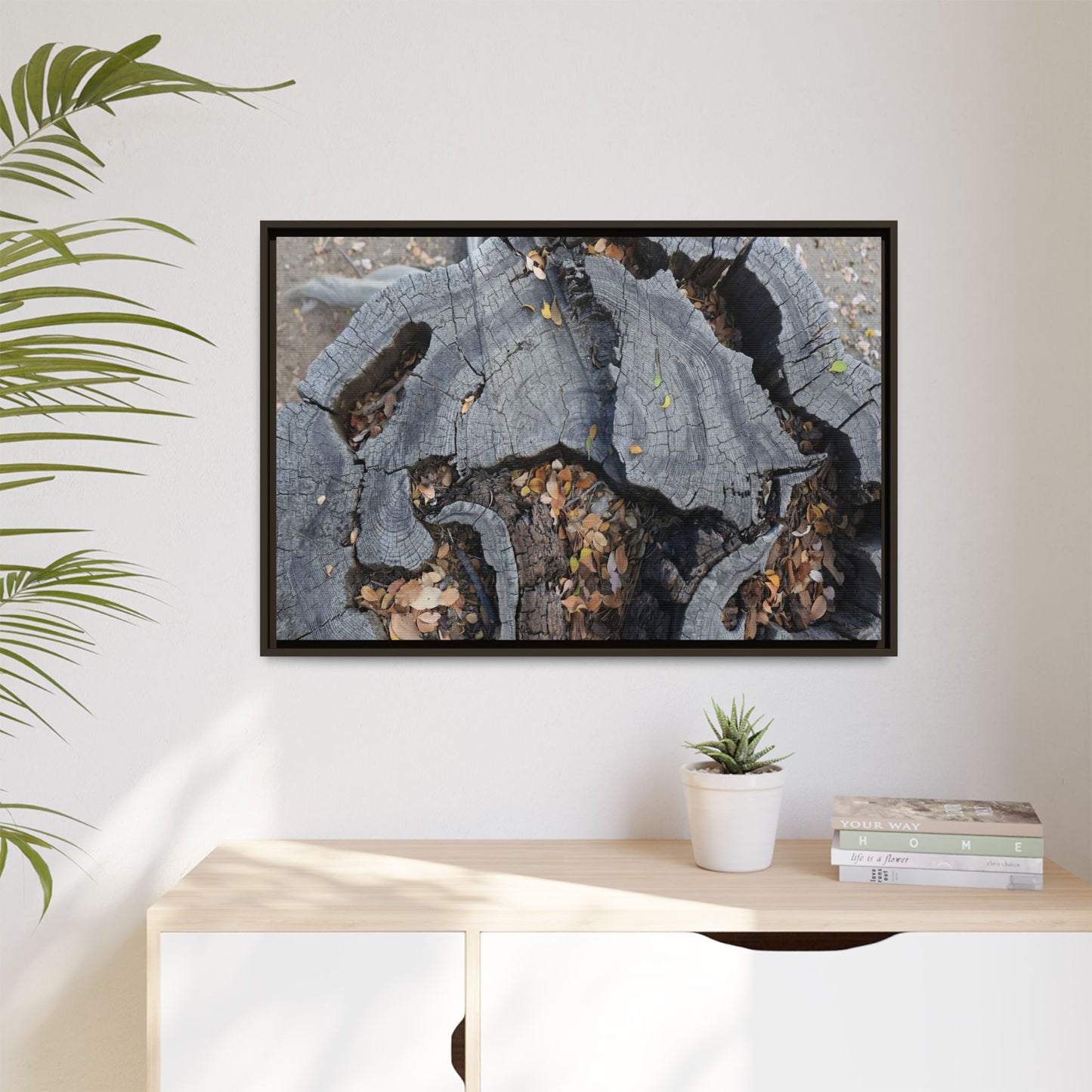 Time's Fractal Memory - Unique Stretched Canvas Wall Art - Art By Earth