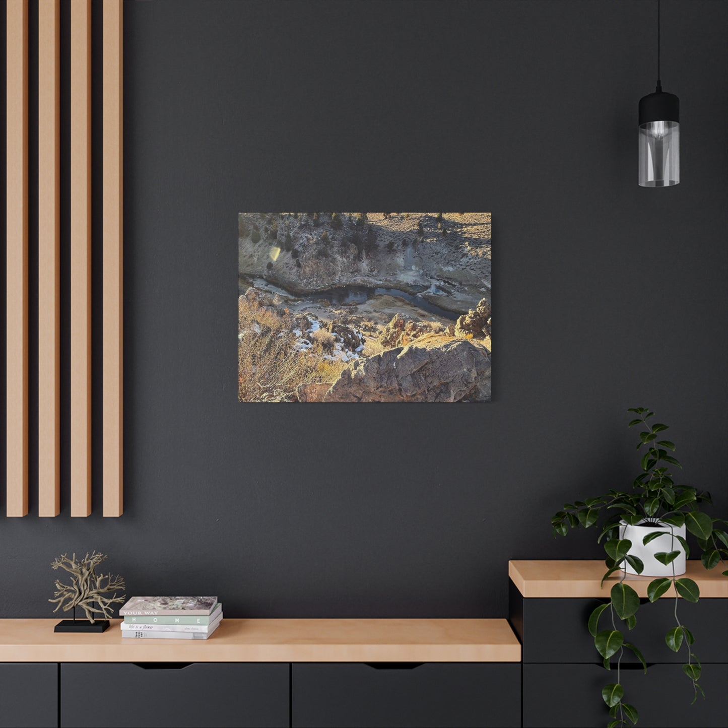 Canyon's Breath - Unique Frameless Canvas Wall Art