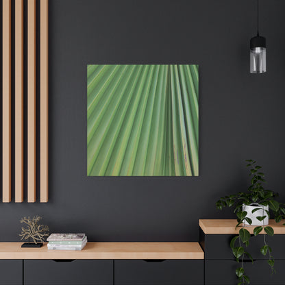 Palm Pulse - Unique Frameless Canvas Wall Art - Art By Earth