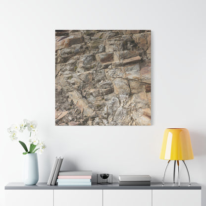 Broken Rock Canvas - Unique Frameless Canvas Wall Art - Art By Earth