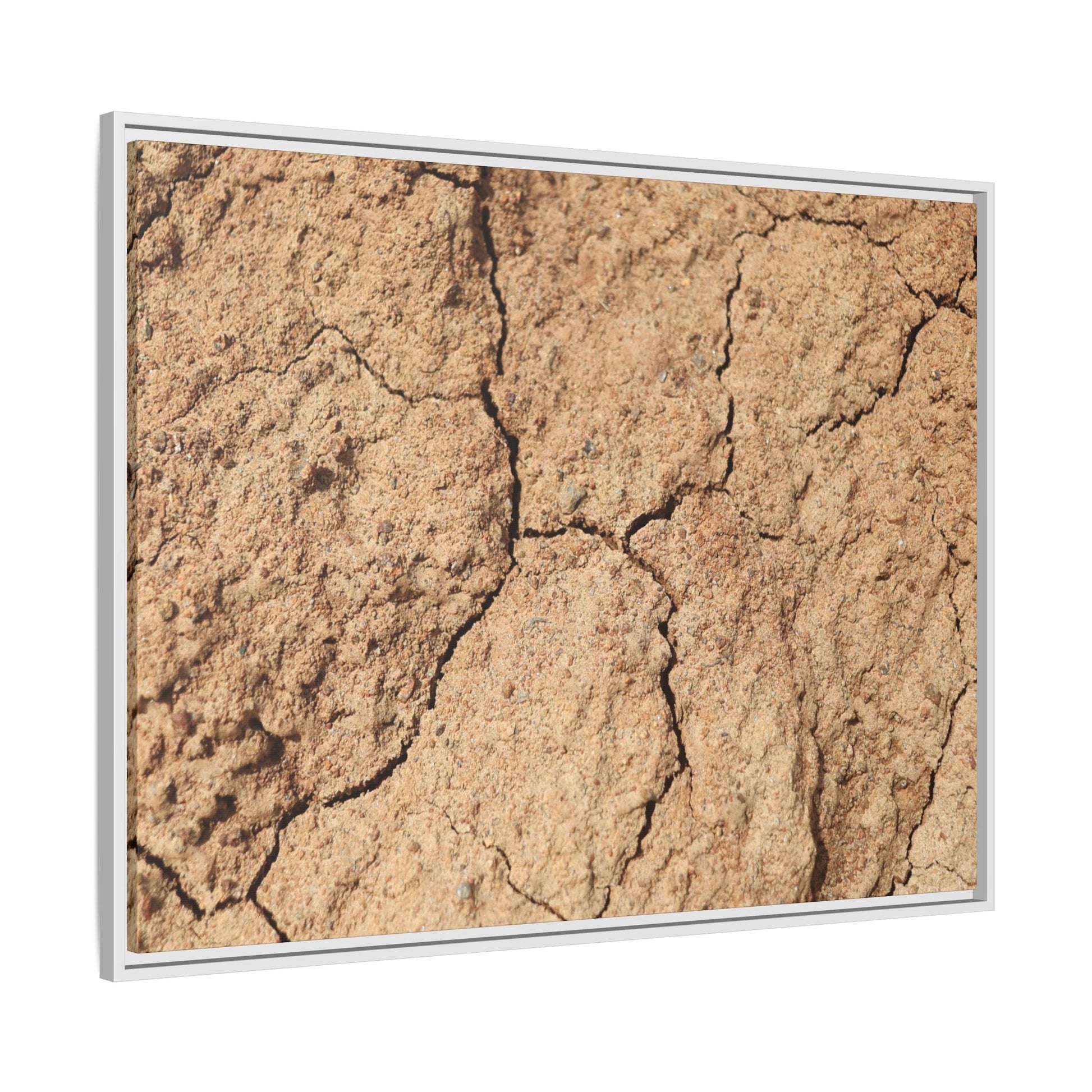 Parched Land - Unique Stretched Canvas Wall Art - Art By Earth