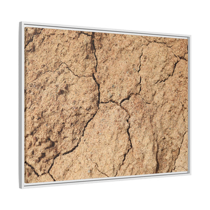 Parched Land - Unique Stretched Canvas Wall Art - Art By Earth