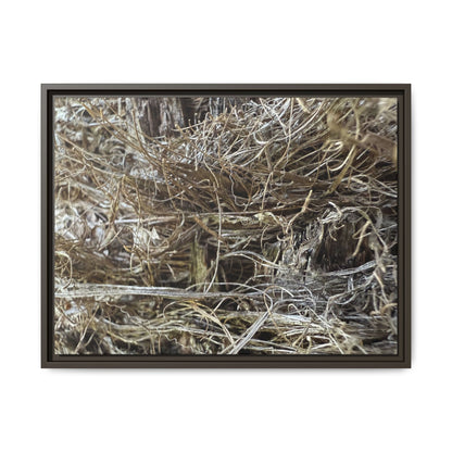 Tangled Whispers of Autumn - Unique Stretched Canvas Wall Art - Art By Earth