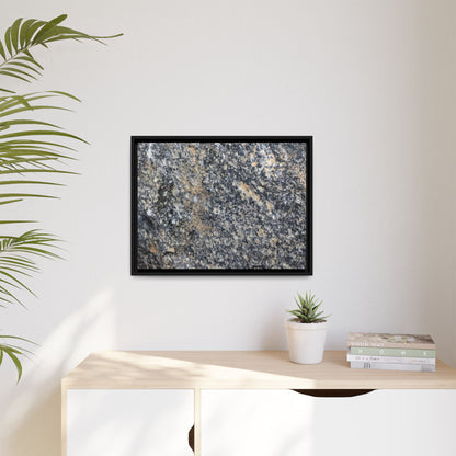 Crystalline Echoes - Unique Stretched Canvas Wall Art - Art By Earth