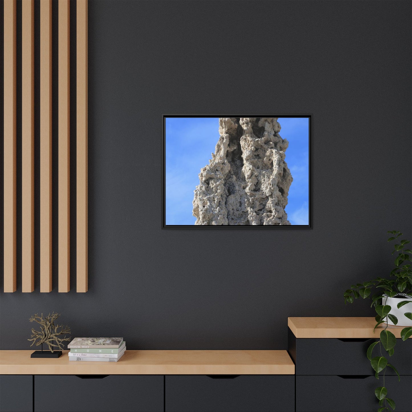Stone Sentinel - Unique Stretched Canvas Wall Art