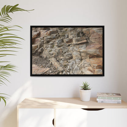 Stone's Silent Story - Unique Stretched Canvas Wall Art - Art By Earth