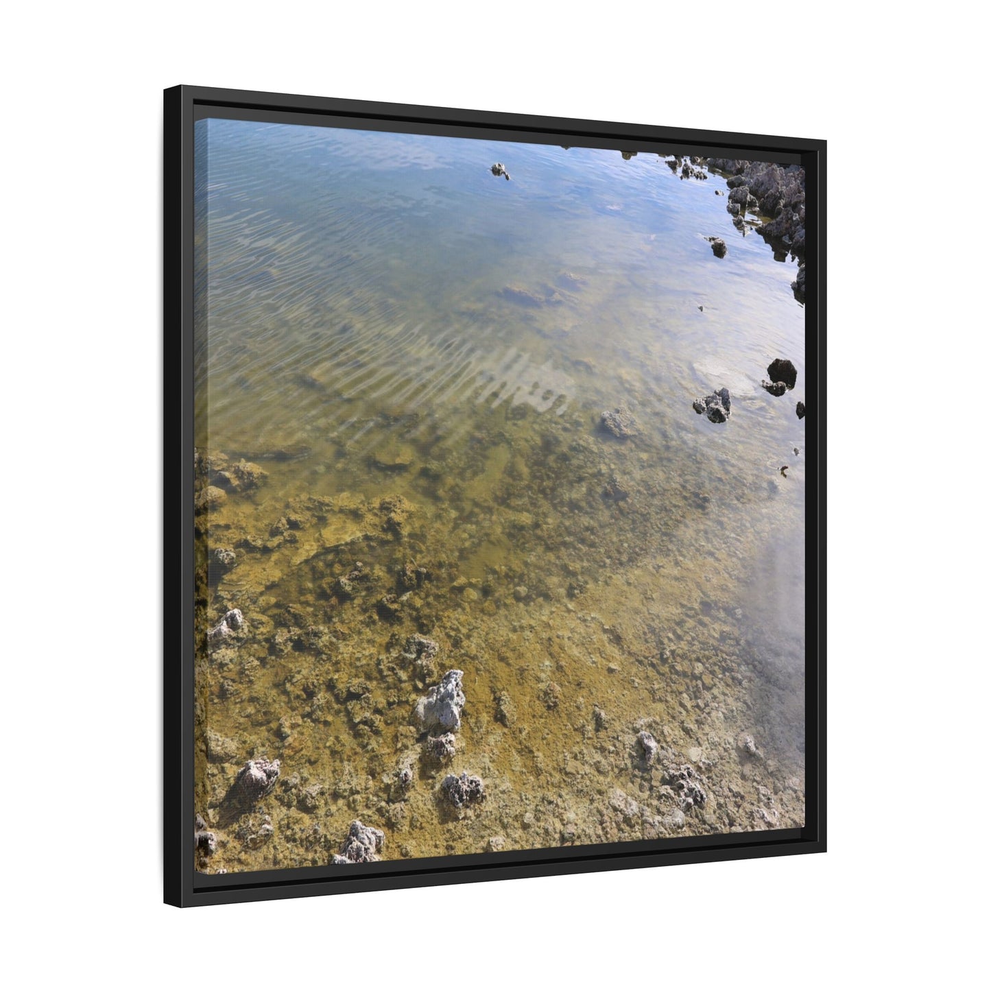 Ripples of Stone - Unique Stretched Canvas Wall Art