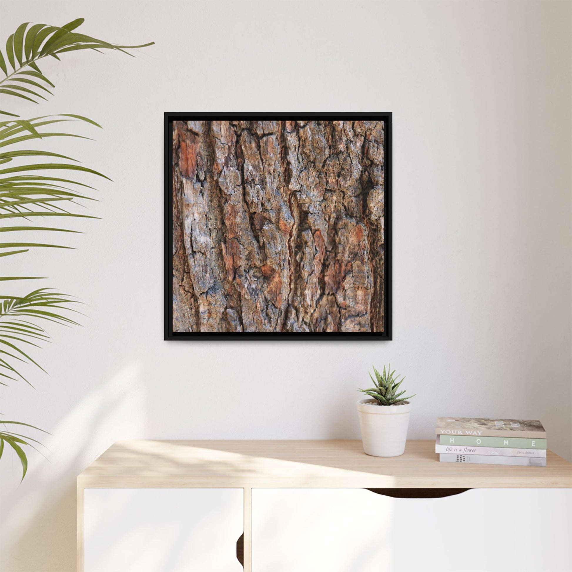 Tree's Timeworn Tale - Unique Stretched Canvas Wall Art - Art By Earth