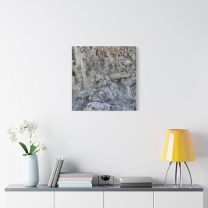 Cracked Earth Whispers - Unique Frameless Canvas Wall Art