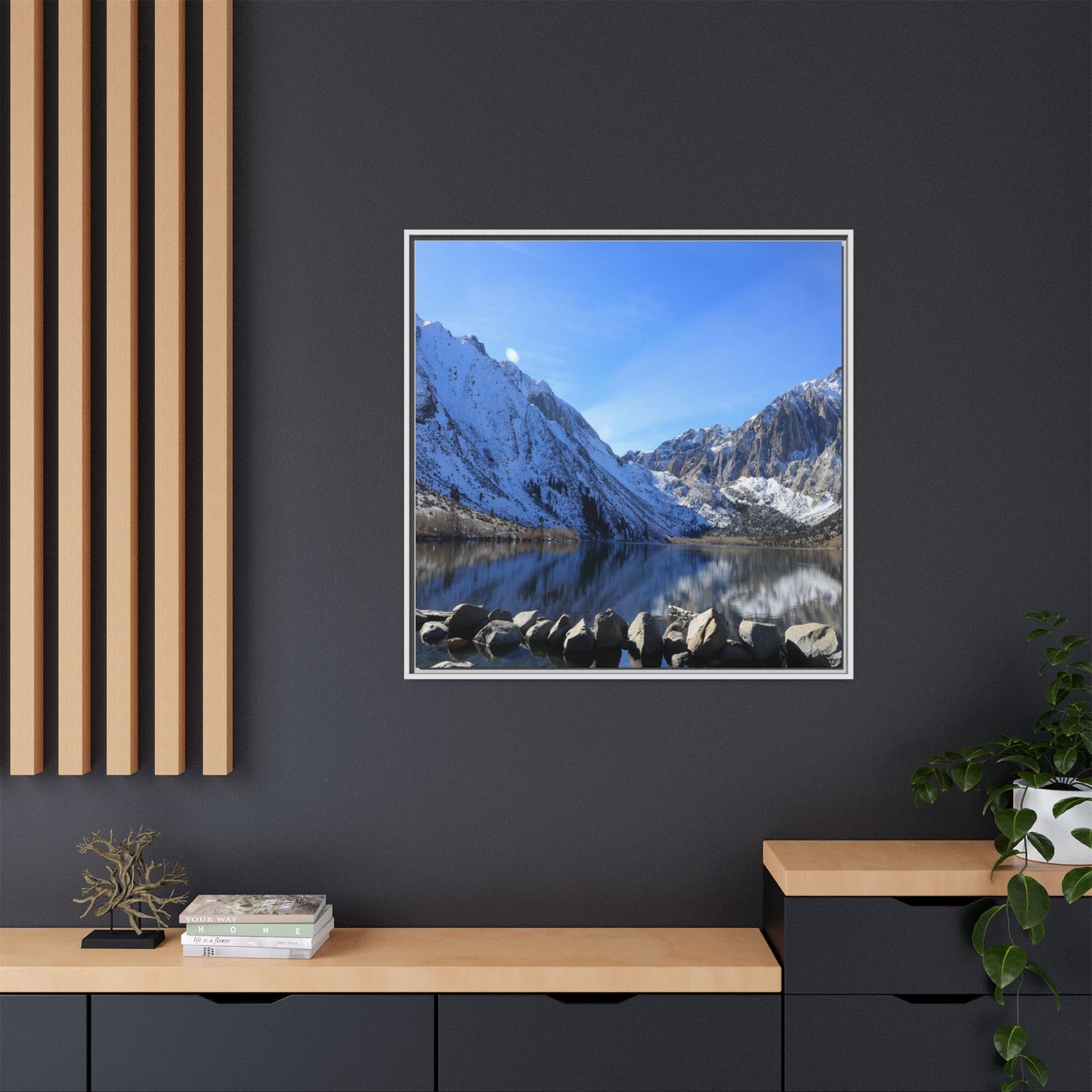 Stones of Serenity - Unique Stretched Canvas Wall Art