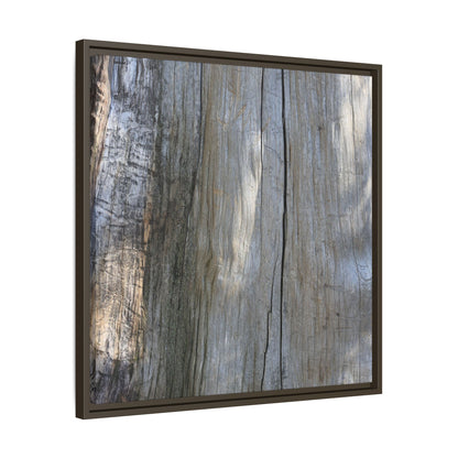 Cracked Timber Texture - Unique Stretched Canvas Wall Art