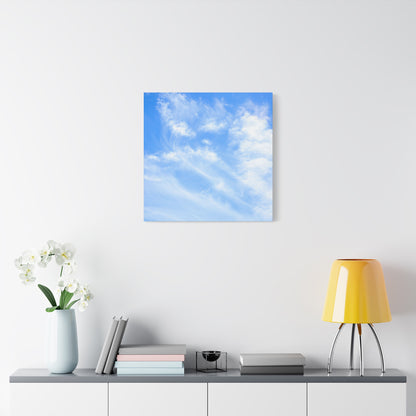 Whispers of Cerulean - Unique Frameless Canvas Wall Art - Art By Earth