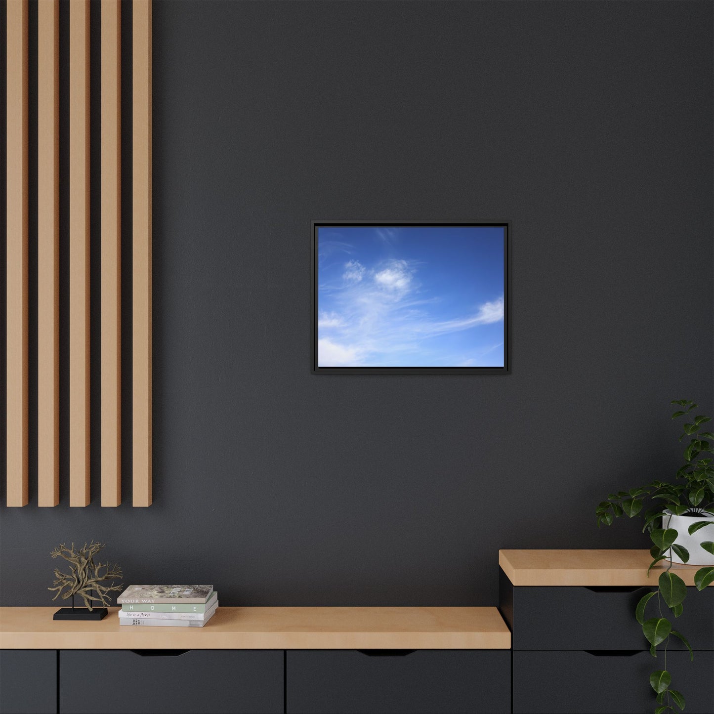 Blue Serenity - Unique Stretched Canvas Wall Art - Art By Earth