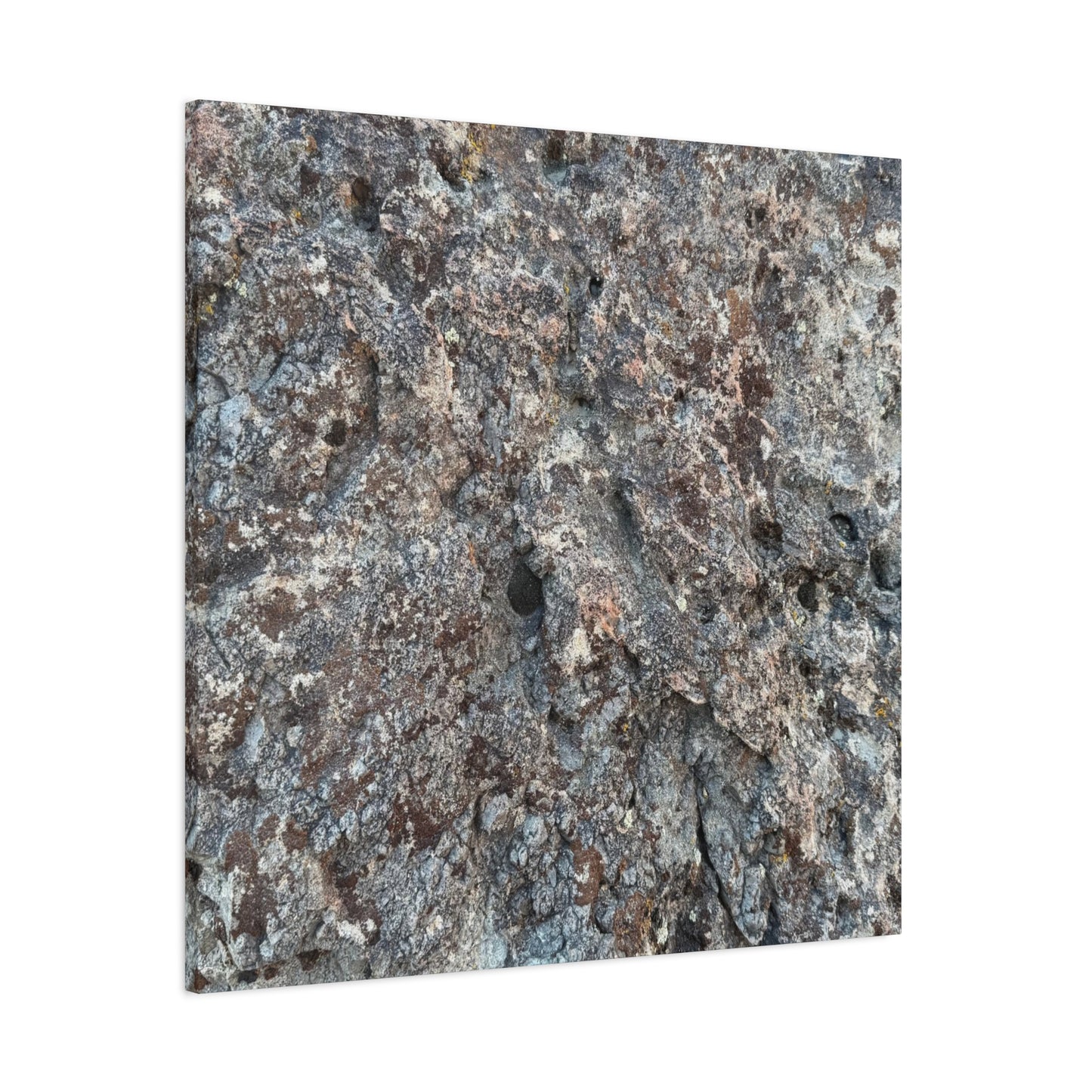 Rust and Granite - Unique Frameless Canvas Wall Art