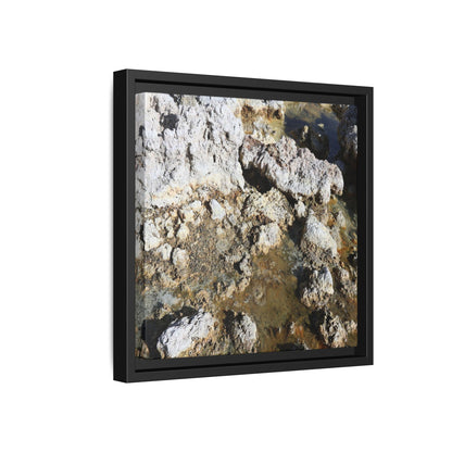 Strata of Silence - Unique Stretched Canvas Wall Art