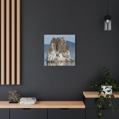 Monolith of Stillness - Unique Frameless Canvas Wall Art