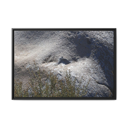 Weathered Boulder with Character - Unique Stretched Canvas Wall Art