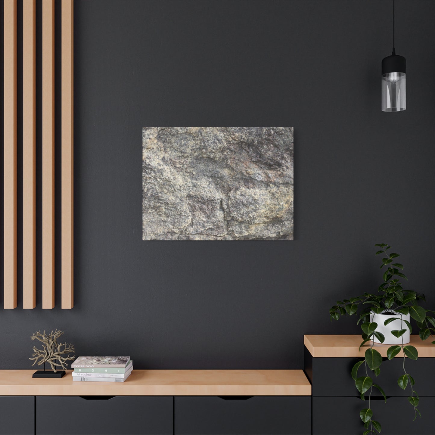 Granite Memory - Unique Frameless Canvas Wall Art - Art By Earth