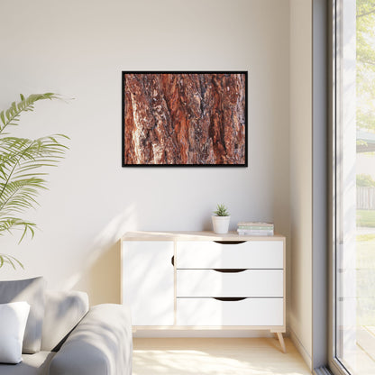 Wooden Mosaic - Unique Stretched Canvas Wall Art