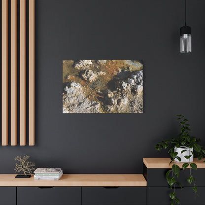 Mineral Landscape - Unique Frameless Canvas Wall Art
