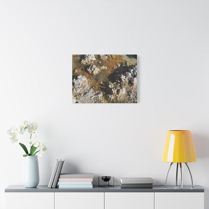 Mineral Landscape - Unique Frameless Canvas Wall Art