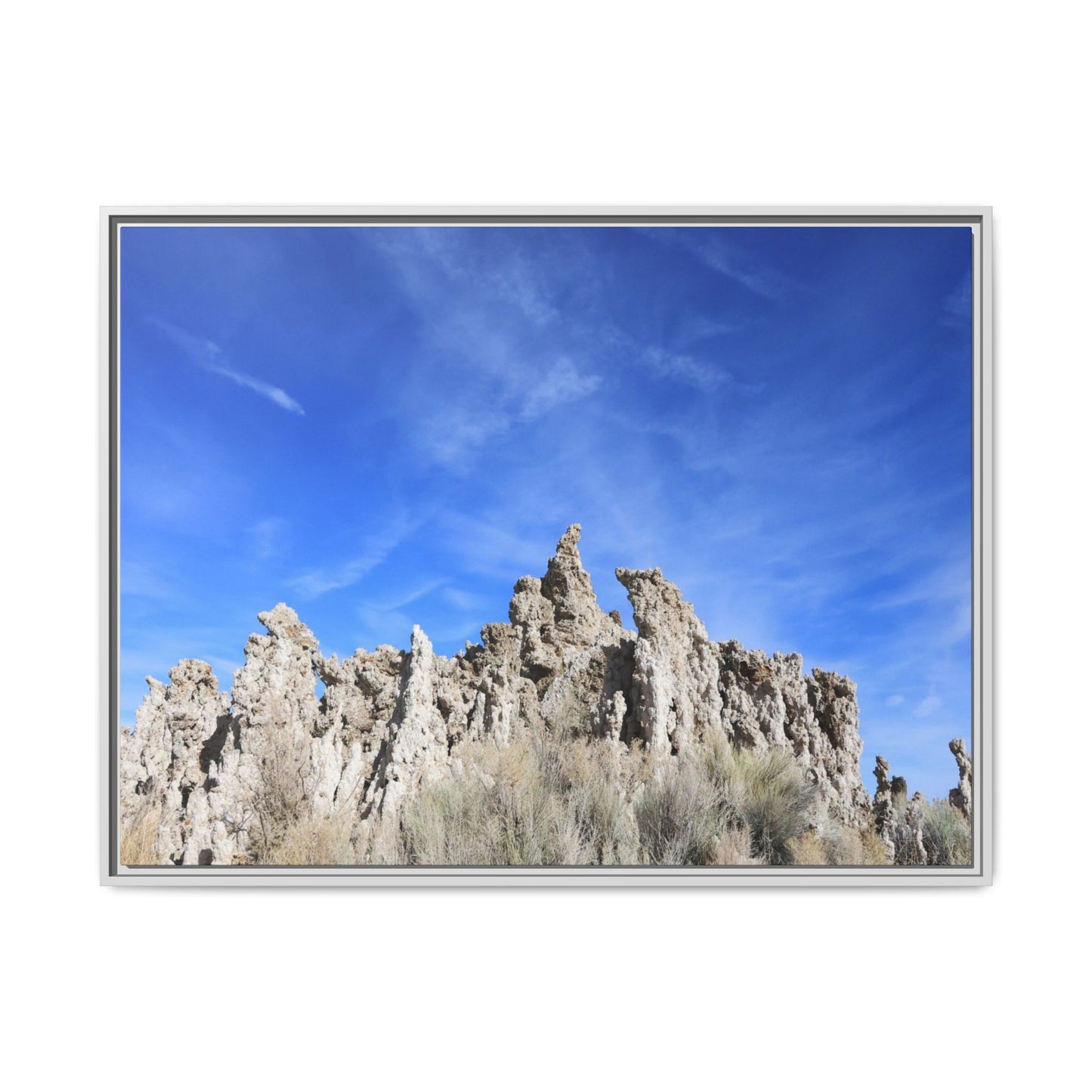 Frozen Sentinels - Unique Stretched Canvas Wall Art