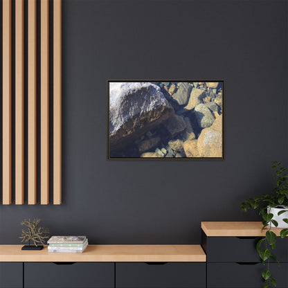 Stone Sanctuary - Unique Stretched Canvas Wall Art