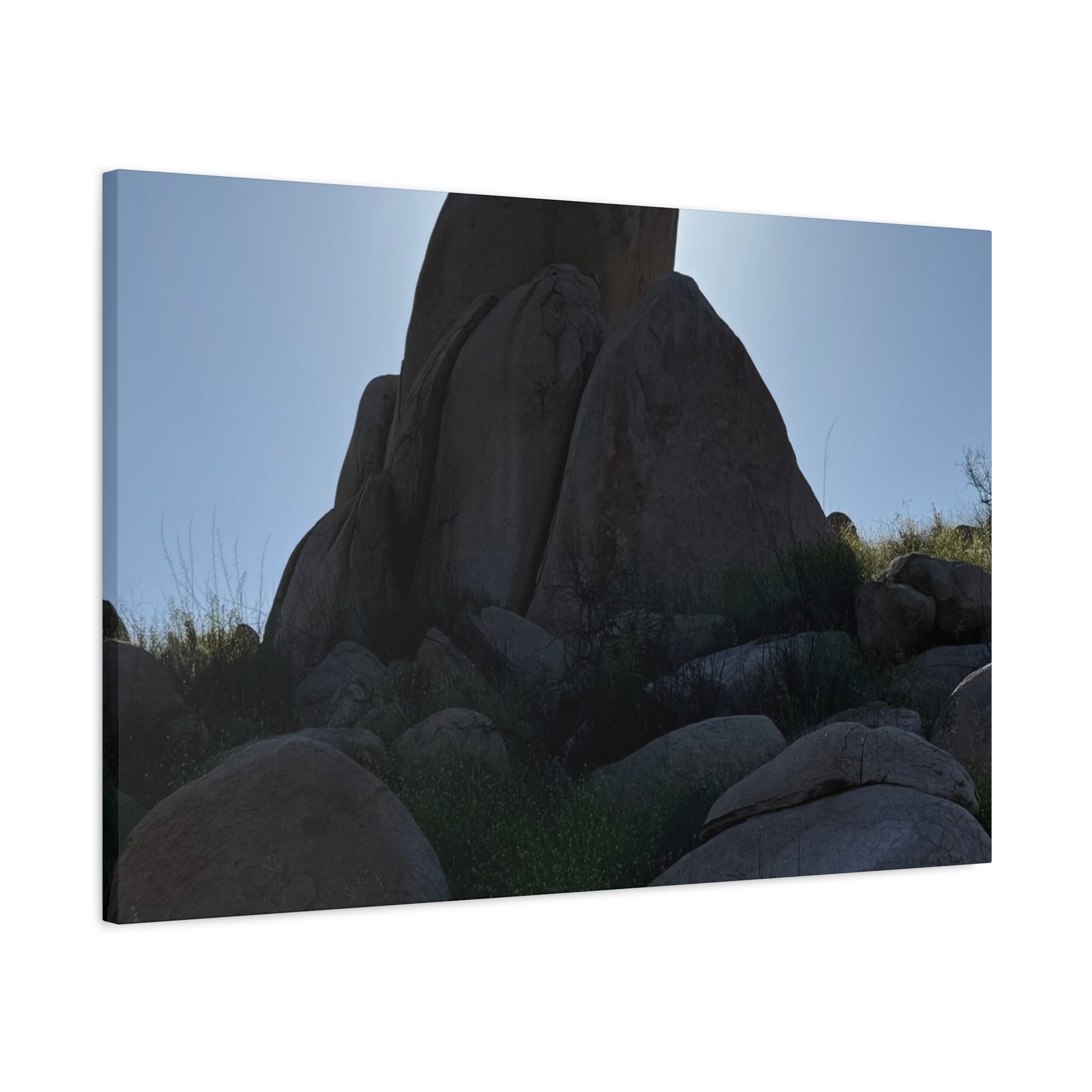Rocks of Solitude - Unique Frameless Canvas Wall Art - Art By Earth