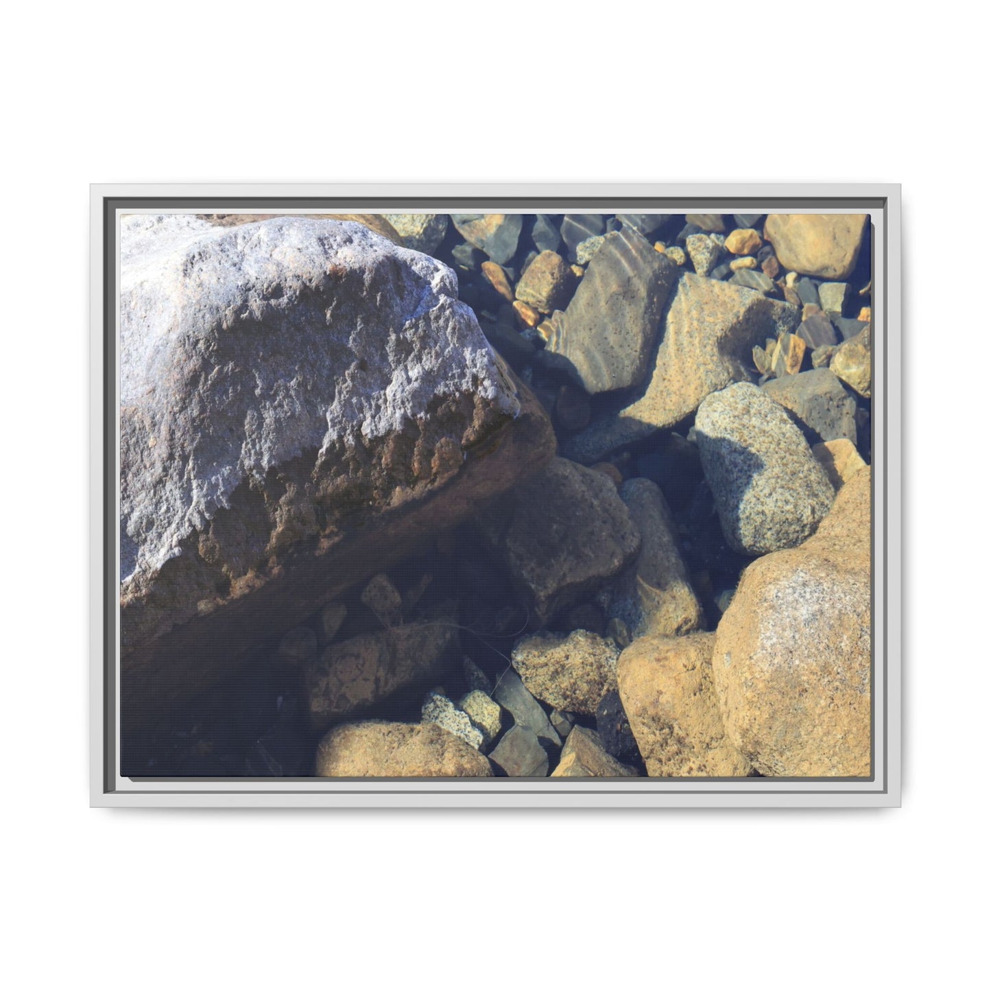 Stone Sanctuary - Unique Stretched Canvas Wall Art