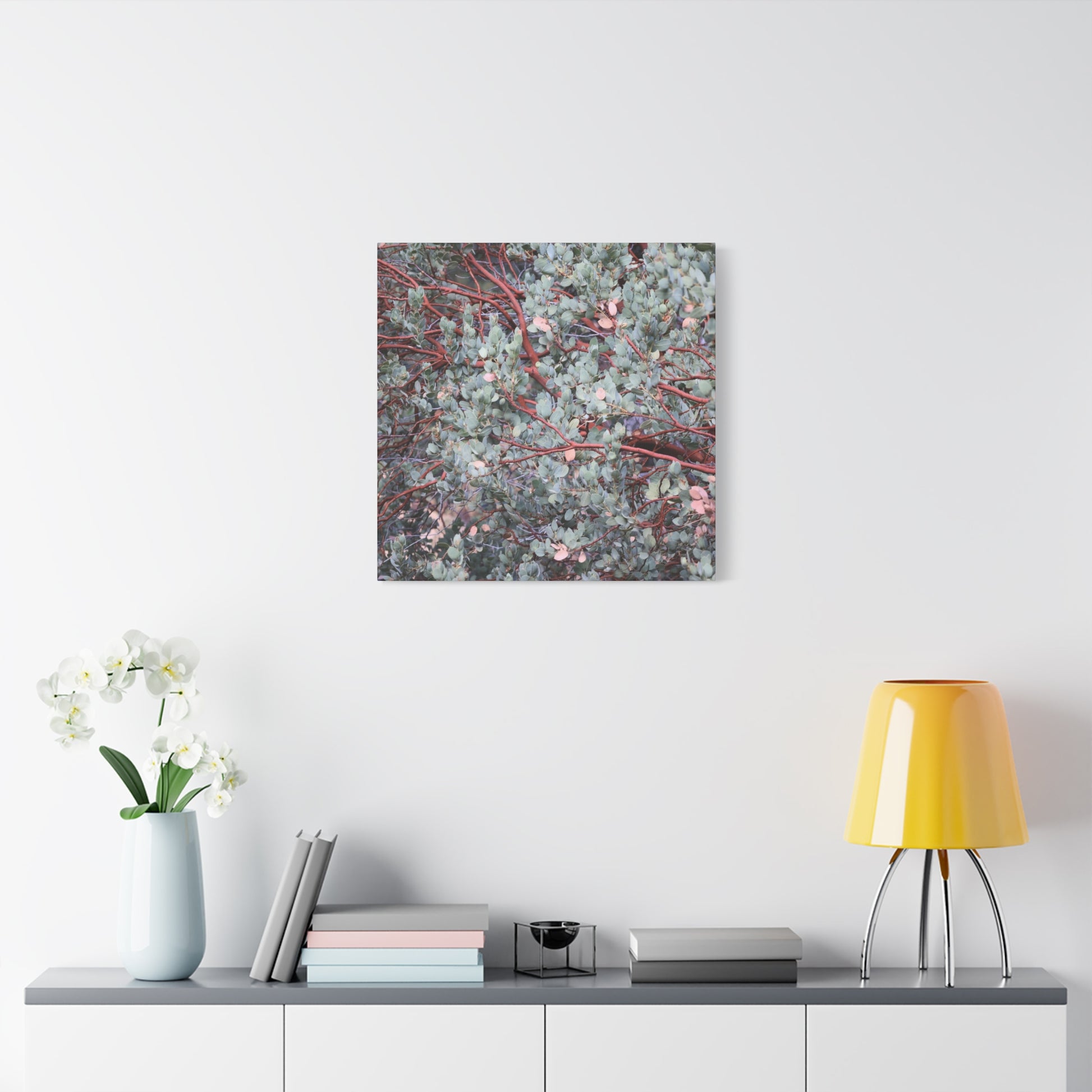 Whispers of Silver and Rust - Unique Frameless Canvas Wall Art - Art By Earth