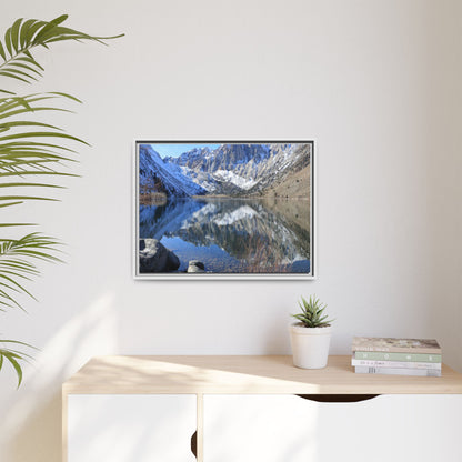 Reflections of Stillness - Unique Stretched Canvas Wall Art