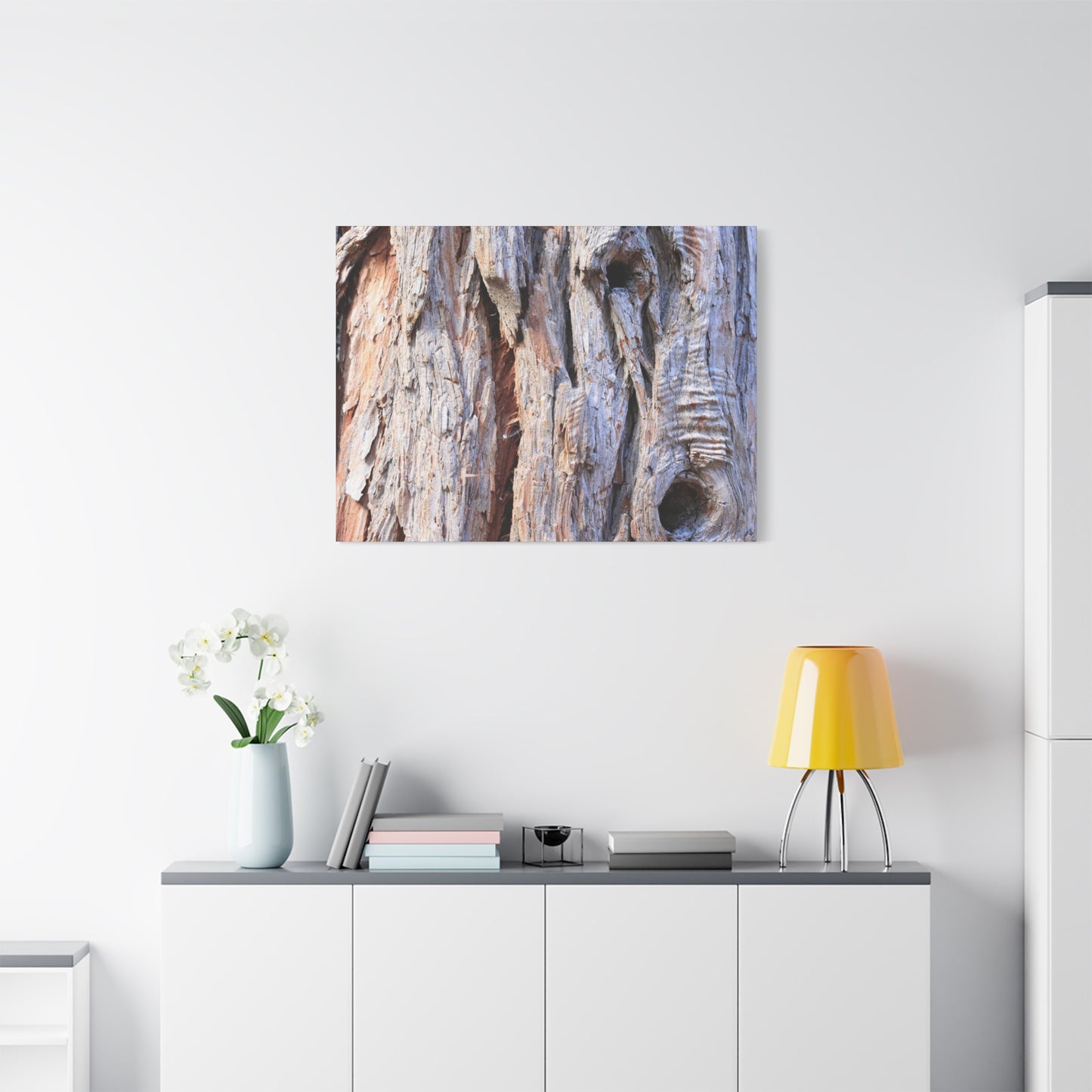 Aged Bark Surface - Unique Frameless Canvas Wall Art - Art By Earth