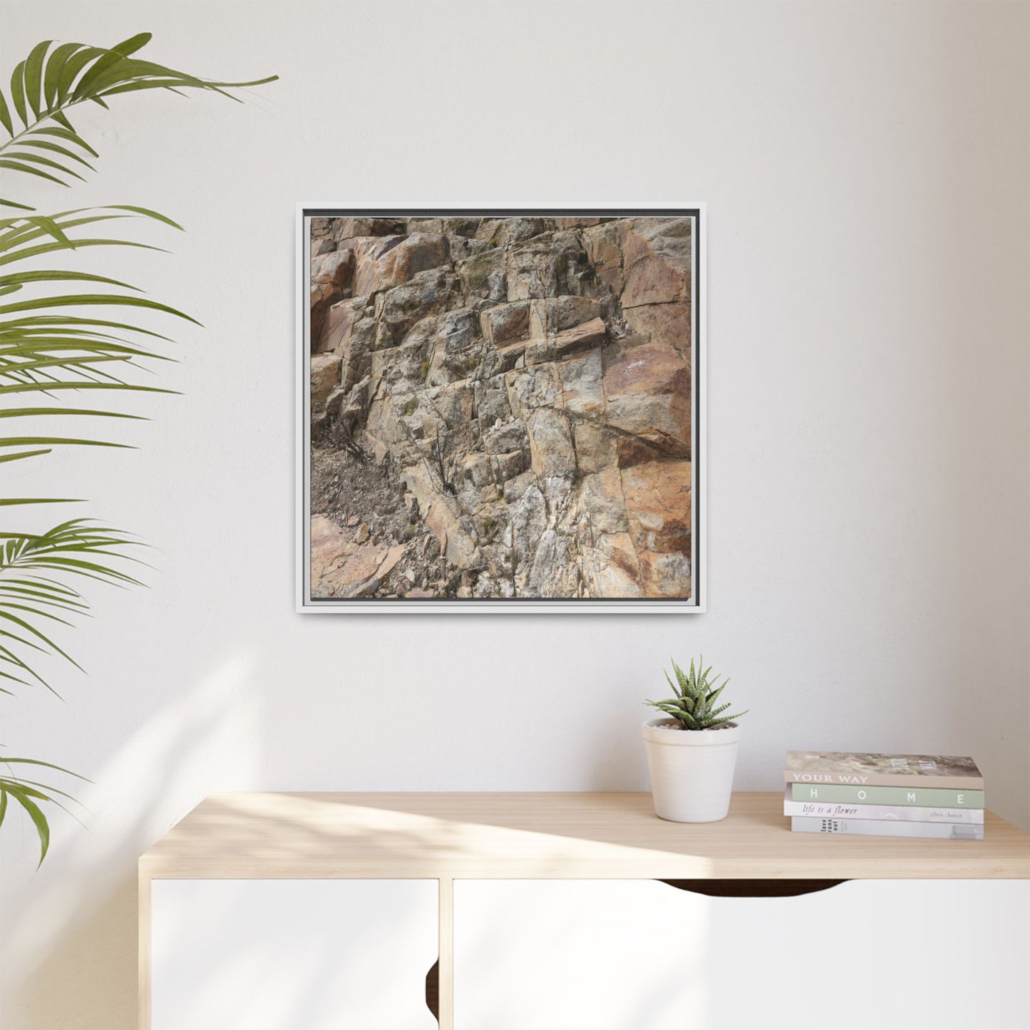 Stone's Silent Story - Unique Stretched Canvas Wall Art - Art By Earth