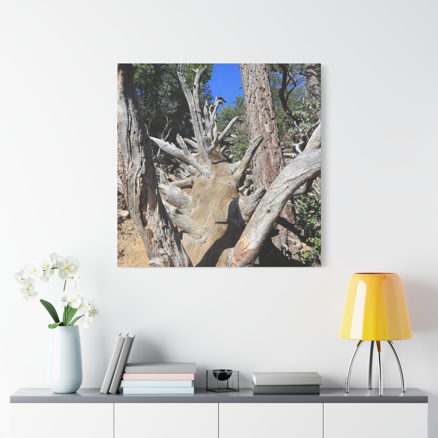 Twisted Roots - Unique Frameless Canvas Wall Art