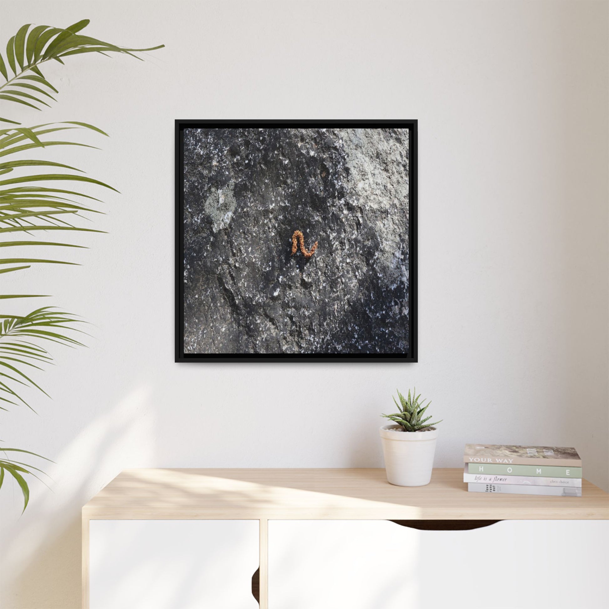 Volcanic Ash and Copper - Unique Stretched Canvas Wall Art - Art By Earth