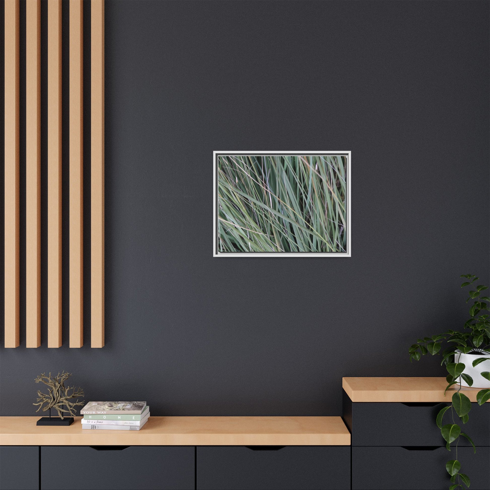 Grassland Symphony - Unique Stretched Canvas Wall Art - Art By Earth