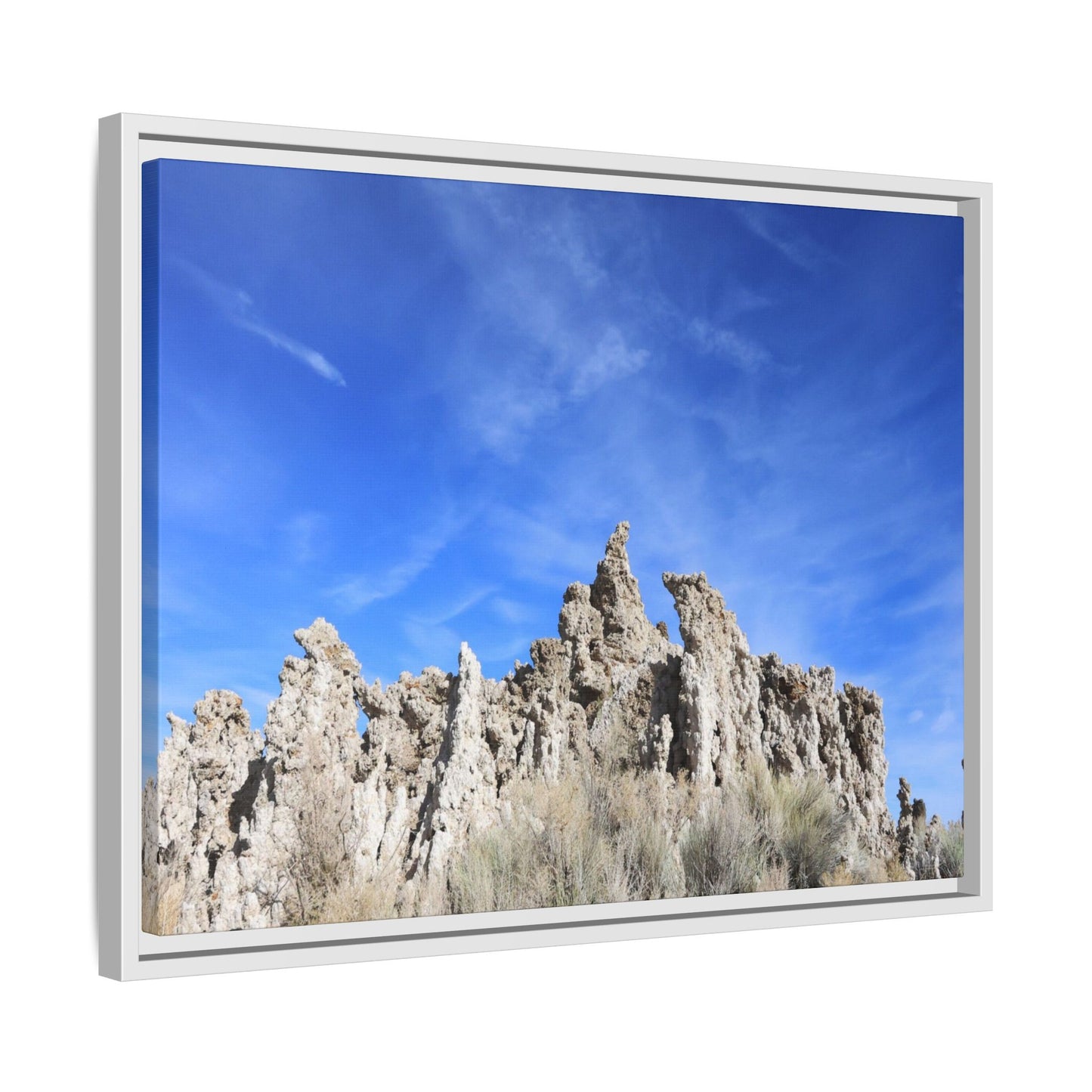 Frozen Sentinels - Unique Stretched Canvas Wall Art