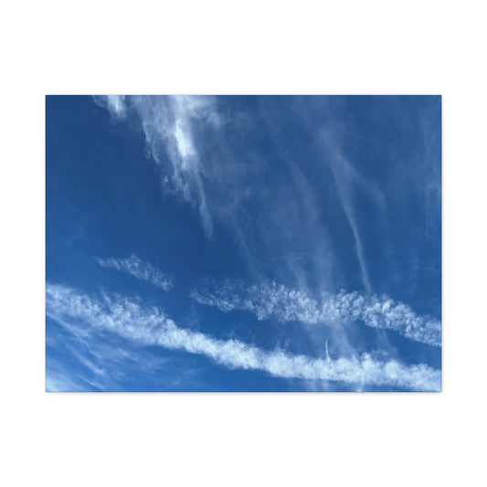 Sky's Poetry - Unique Frameless Canvas Wall Art - Art By Earth