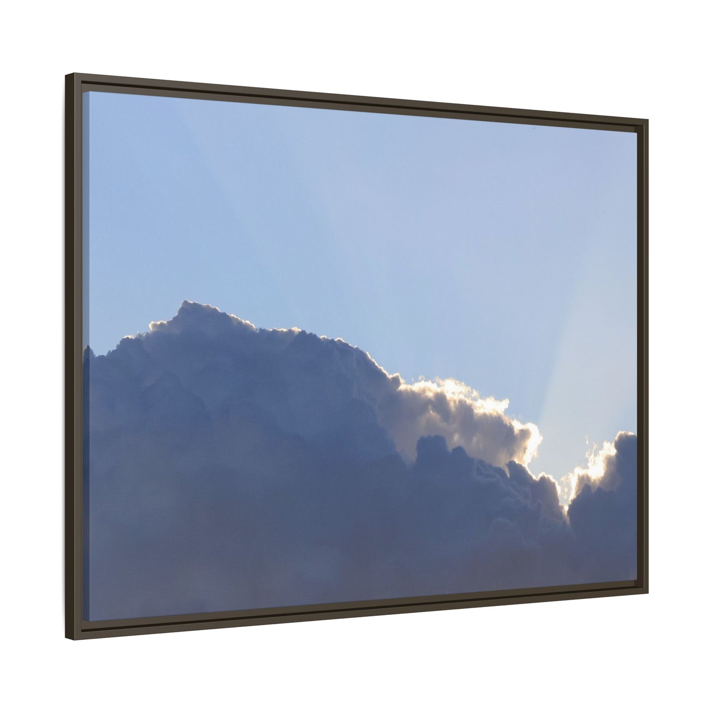 Cloud Divide - Unique Stretched Canvas Wall Art - Art By Earth