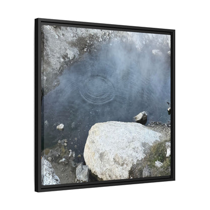 Ripples of Silence - Unique Stretched Canvas Wall Art