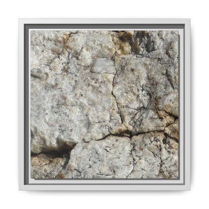 Weathered Limestone Formation - Unique Stretched Canvas Wall Art - Art By Earth