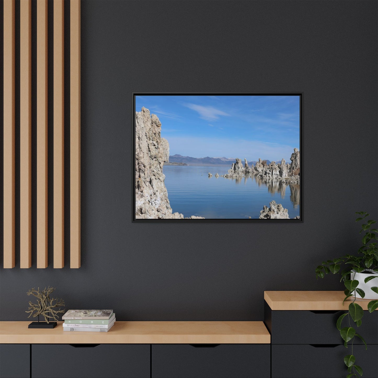 Liquid Mirrors - Unique Stretched Canvas Wall Art