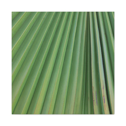 Palm Pulse - Unique Frameless Canvas Wall Art - Art By Earth