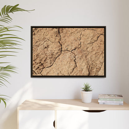 Parched Land - Unique Stretched Canvas Wall Art - Art By Earth